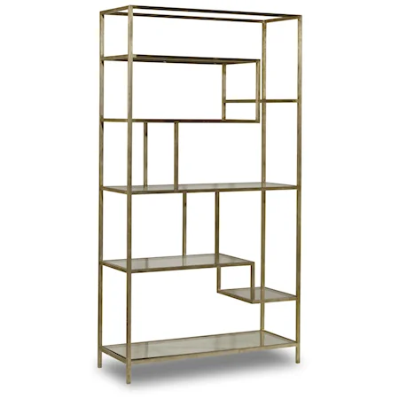 Contemporary Etagere with 7 Shelves